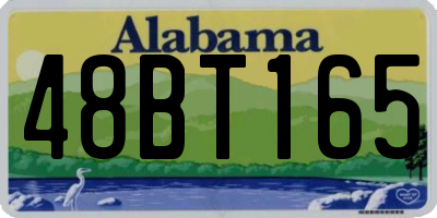 AL license plate 48BT165