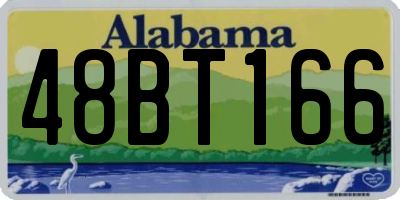 AL license plate 48BT166