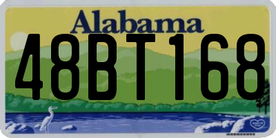 AL license plate 48BT168