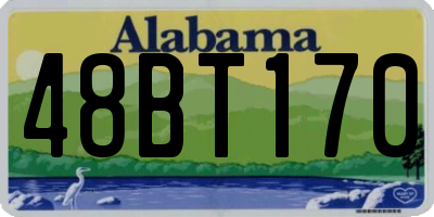 AL license plate 48BT170