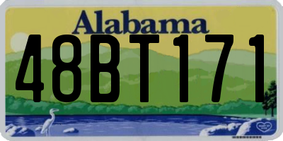 AL license plate 48BT171