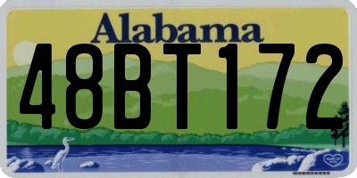 AL license plate 48BT172