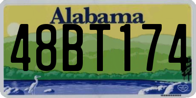 AL license plate 48BT174