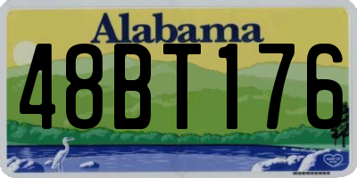 AL license plate 48BT176