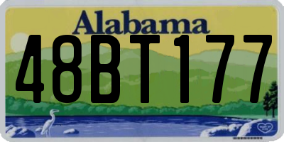 AL license plate 48BT177