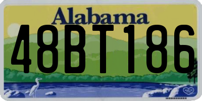 AL license plate 48BT186