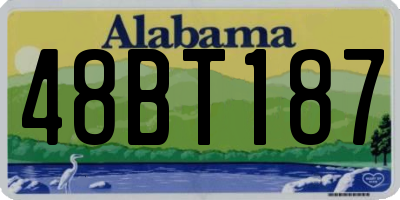AL license plate 48BT187