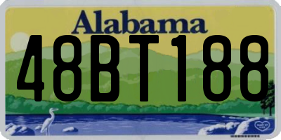 AL license plate 48BT188