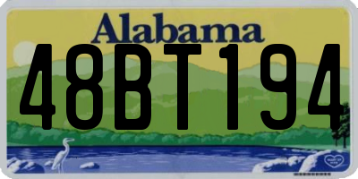 AL license plate 48BT194