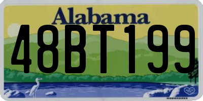 AL license plate 48BT199