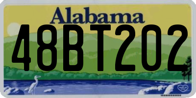 AL license plate 48BT202