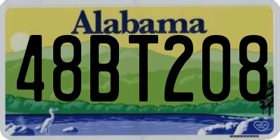 AL license plate 48BT208