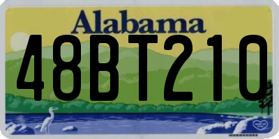 AL license plate 48BT210
