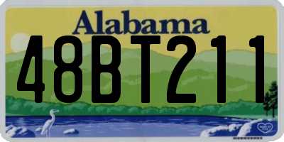 AL license plate 48BT211