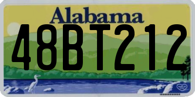 AL license plate 48BT212