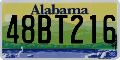 AL license plate 48BT216