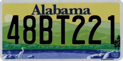AL license plate 48BT221