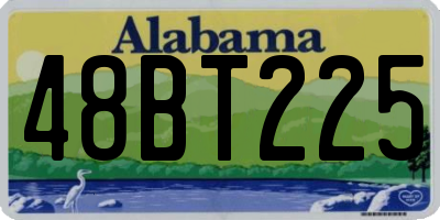 AL license plate 48BT225