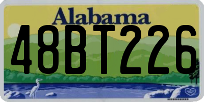 AL license plate 48BT226