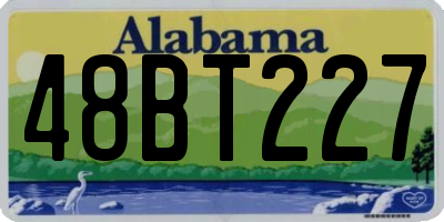 AL license plate 48BT227