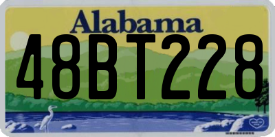 AL license plate 48BT228