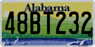 AL license plate 48BT232