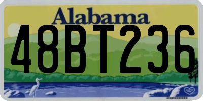 AL license plate 48BT236
