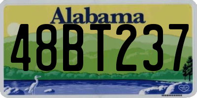 AL license plate 48BT237
