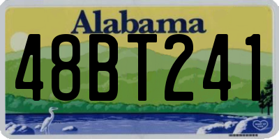 AL license plate 48BT241