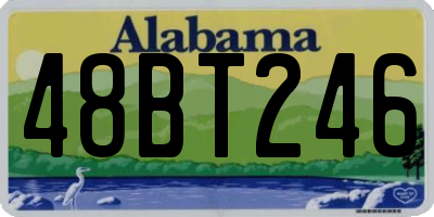 AL license plate 48BT246