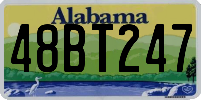 AL license plate 48BT247