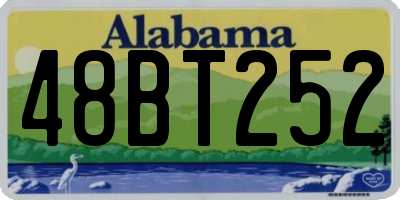 AL license plate 48BT252