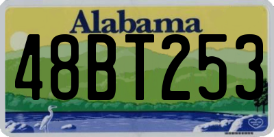 AL license plate 48BT253