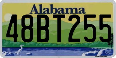 AL license plate 48BT255