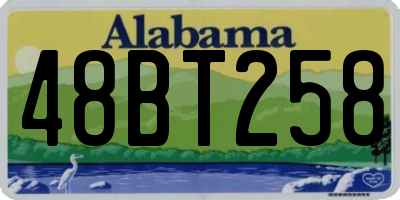AL license plate 48BT258