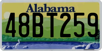 AL license plate 48BT259