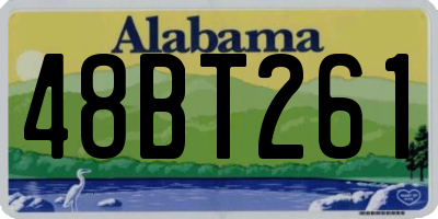 AL license plate 48BT261