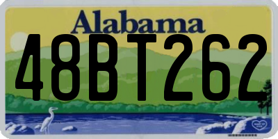 AL license plate 48BT262