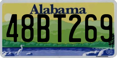AL license plate 48BT269
