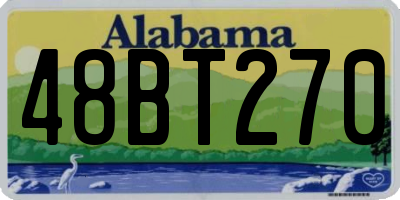AL license plate 48BT270