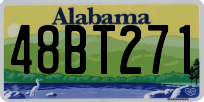 AL license plate 48BT271