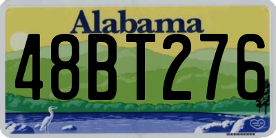 AL license plate 48BT276