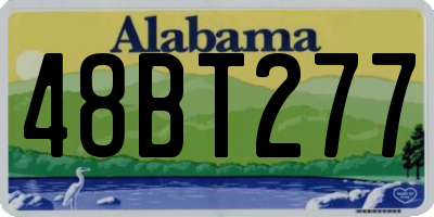 AL license plate 48BT277