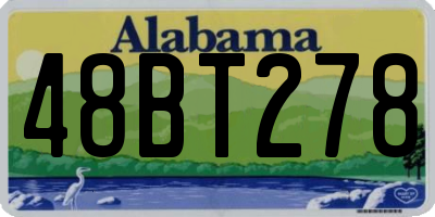 AL license plate 48BT278