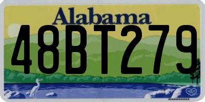 AL license plate 48BT279