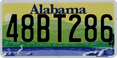 AL license plate 48BT286