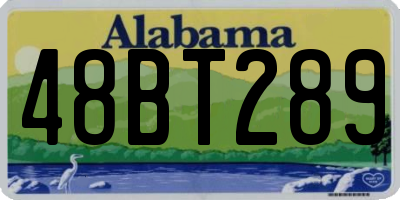 AL license plate 48BT289