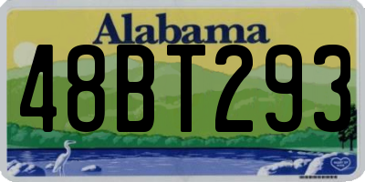 AL license plate 48BT293