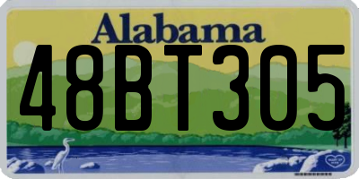 AL license plate 48BT305