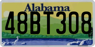 AL license plate 48BT308